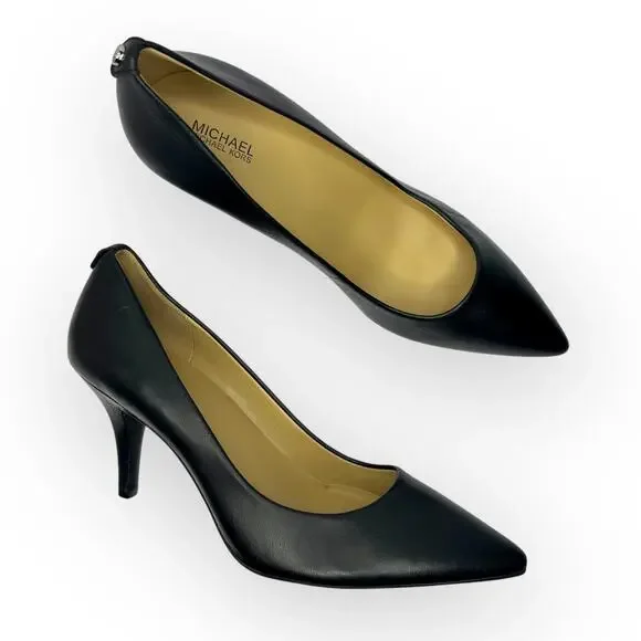 MICHAEL Michael Kors Women's Dorothy Flex Leather Pump Size 9.5 Black - Picture 1 of 11